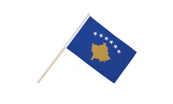 Kosovo Hand Flags